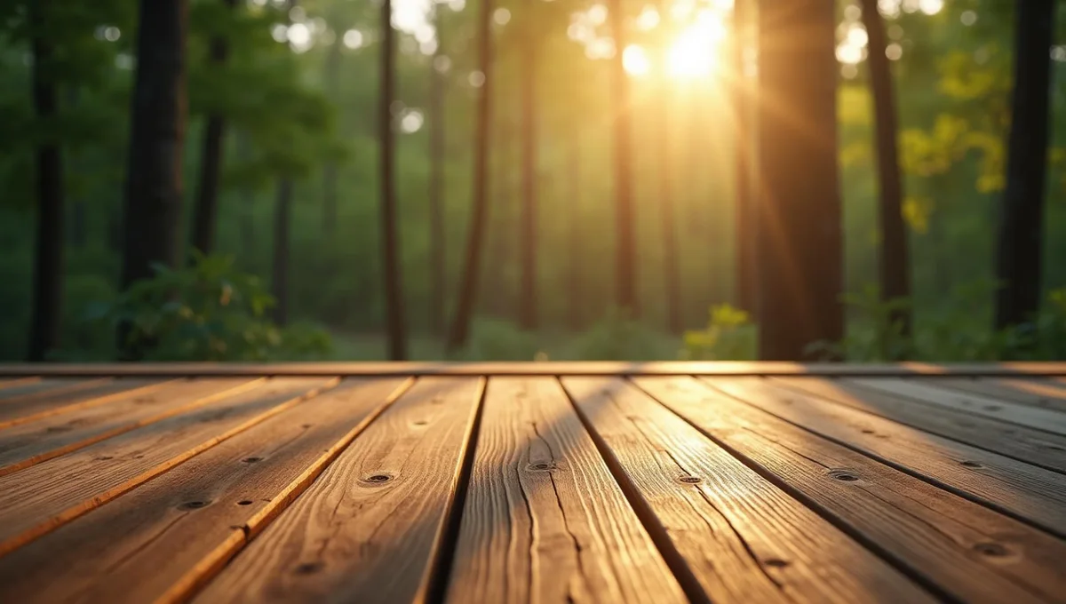 Stock de bois empilé sur la plateforme d'Aramon